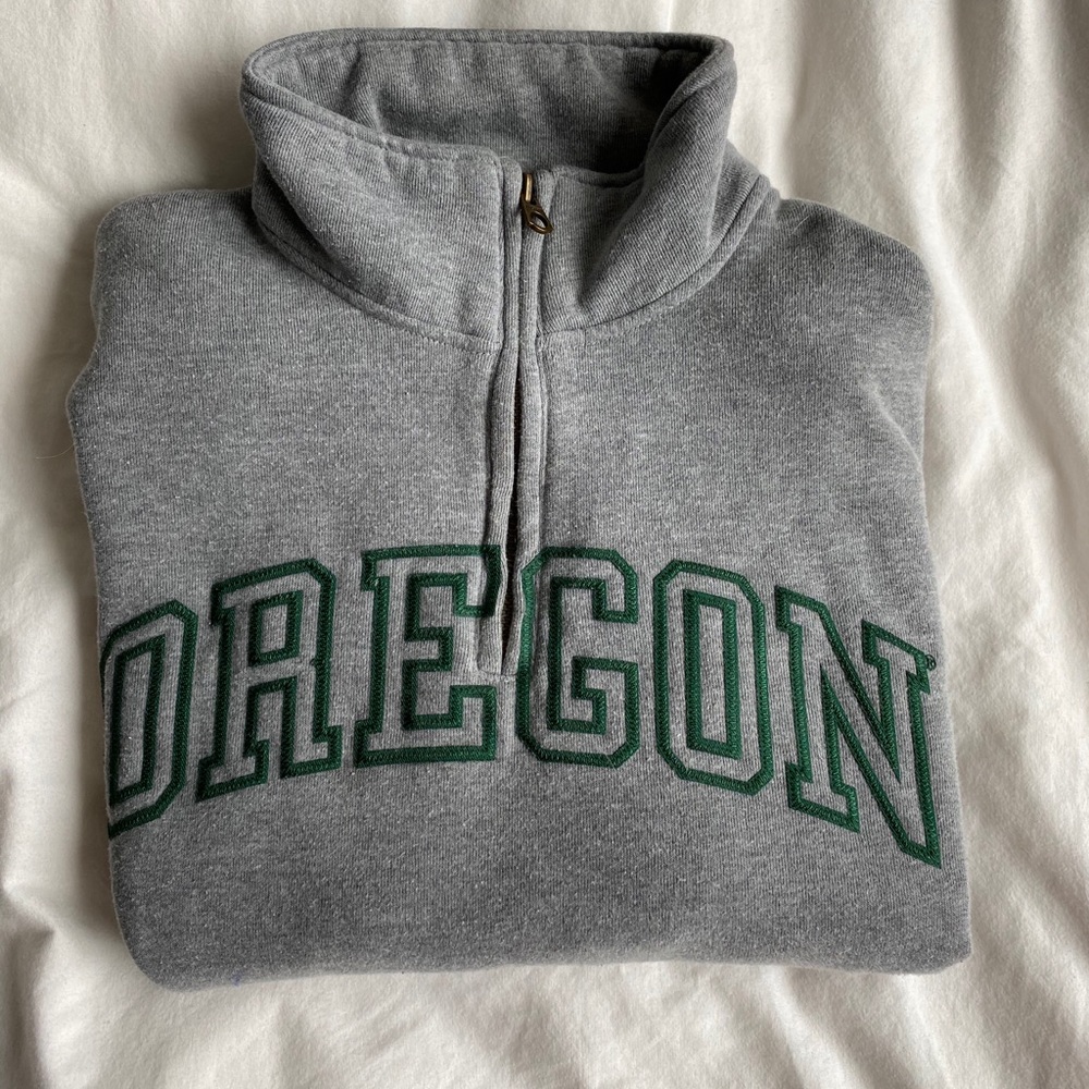 University of Oregon quarter zip